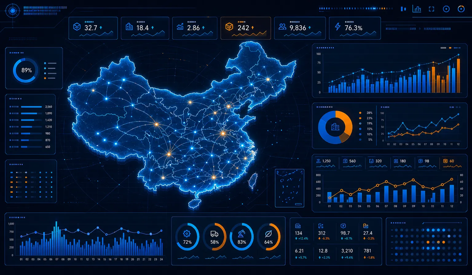 智能业务系统界面预览